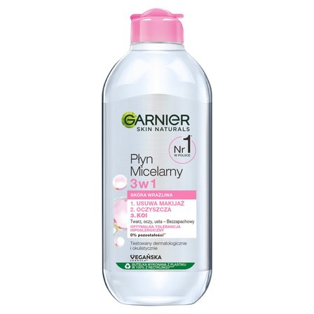Garnier Skin Naturals Płyn micelarny 3w1 400 ml (1)