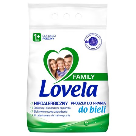 Lovela Family Hipoalergiczny proszek do prania do bieli 2,1 kg (1)