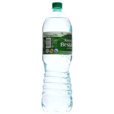 KURACJUSZ BESKIDZKI WODA LEKKO GAZOWANA 1,5L (10)