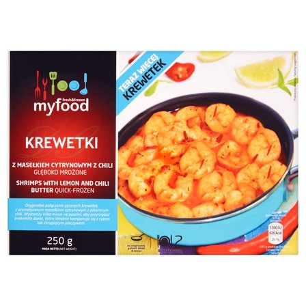 MyFood Krewetki z masełkiem cytrynowym z chili 250 g (1)