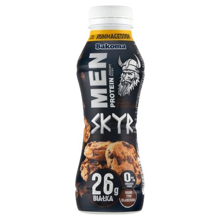 Bakoma Men Jogurt pitny skyr smak ciastka z czekoladą 300 g (1)