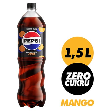 Pepsi Max Mango Napój gazowany 1,5 l (2)