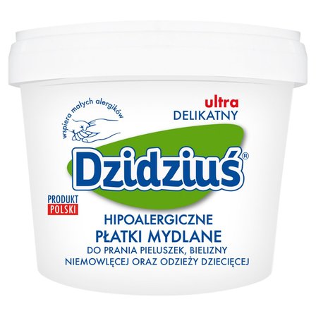 Dzidziuś Hipoalergiczne płatki mydlane do prania 400 g (8 prań) (1)