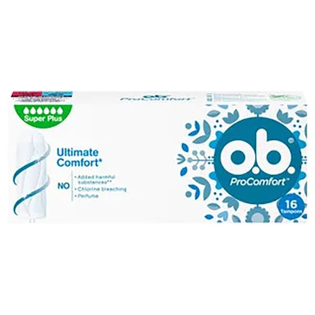 O.B. ProComfort Super Plus Tampony 16 sztuk (1)