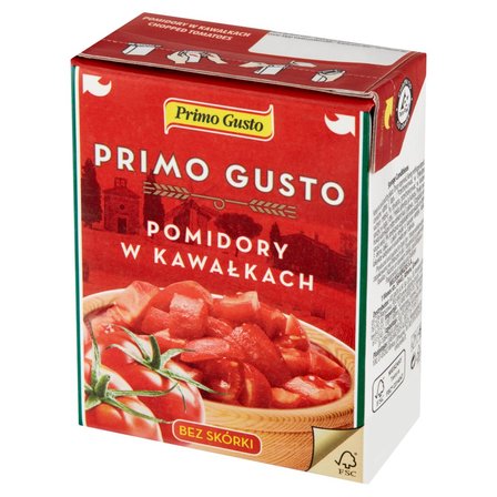 Primo Gusto Pomidory w kawałkach bez skórki 390 g (2)