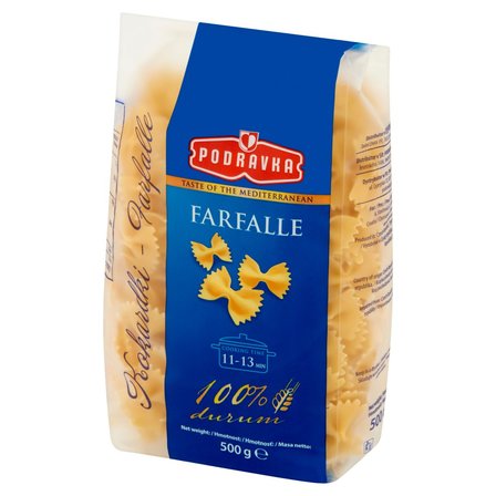 Podravka Makaron kokardki farfalle 500 g (2)