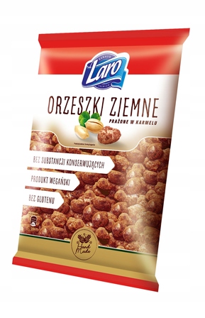 Laro orzeszki ziemne prażone w karmelu 900g (1)