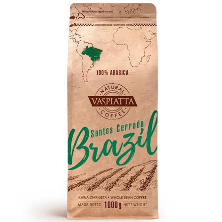 Vaspiatta Natural Brazil kawa ziarnista 1kg (1)