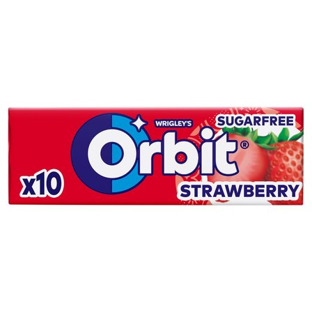 Orbit Strawberry Guma do żucia bez cukru 14 g (10 sztuk) (1)