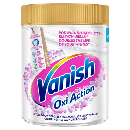 Vanish Oxi Action Odplamiacz do białych tkanin w proszku 470 g (1)