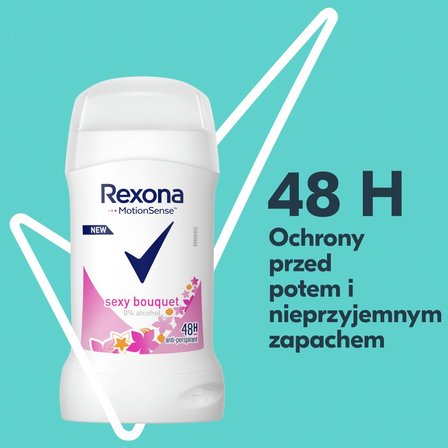 Rexona Sexy Bouquet Antyperspirant w sztyfcie dla kobiet 40 ml (2)