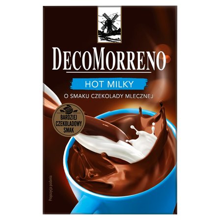 DecoMorreno Hot Milky Napój instant o smaku czekolady mlecznej 250 g (10 x 25 g) (1)