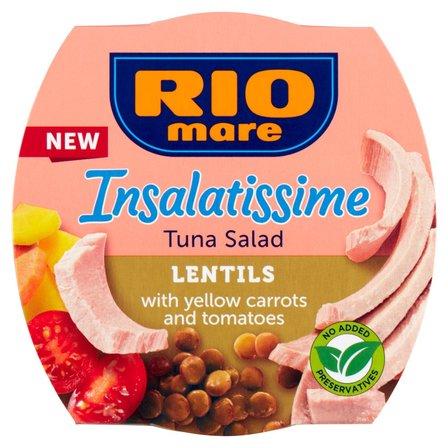 RIO mare Lentils Insalatissime Gotowe danie z warzyw i tuńczyka 160 g (1)