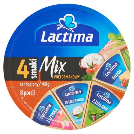Lactima Ser topiony Mix wielosmakowy 40 g (8 x 17,5 g) (1)
