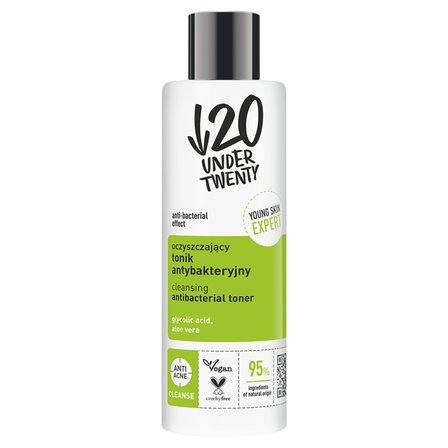 Under Twenty Oczyszczający tonik antybakteryjny 200 ml (1)