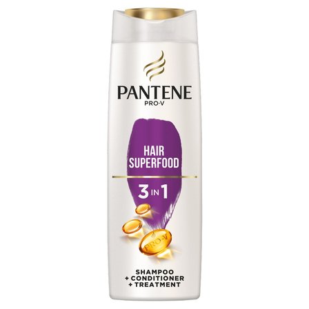 Pantene Pro-V Superfood 3 w 1 Szampon + odżywka + kuracja, 360 ml (2)