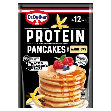 Dr. Oetker Protein Pancakes Mieszanka w proszku smak waniliowy 165 g (1)