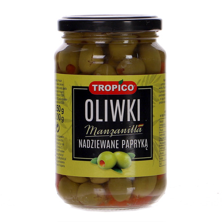 Tropico oliwki nadziewane papryką 350g (1)