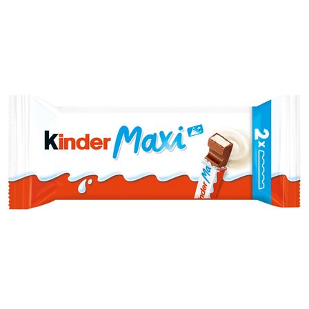 Kinder Chocolate Maxi Batonik z mlecznej czekolady z nadzieniem mlecznym 42 g (2 x 21 g) (1)