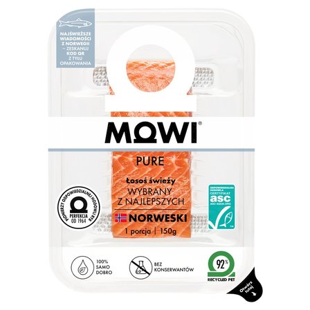 Mowi Pure Łosoś świeży 150 g (1)