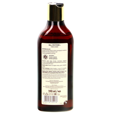 MRS. POTTER'S SZAMPON DO WŁOSÓW SUCHYCH 390ML (6)