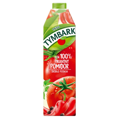 Tymbark Sok 100 % pikantny pomidor 1 l (2)