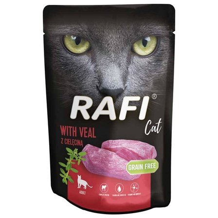 Rafi Cat Adult mokra karma dla kota z cielęciną 100 g (1)