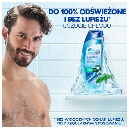 Szampon przeciwłupieżowy Head & Shoulders Deep Cleanse Sub Zero Feel z Mentolem 300 ml (4)