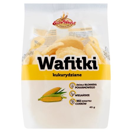 Eurowafel Wafitki kukurydziane 45 g (1)