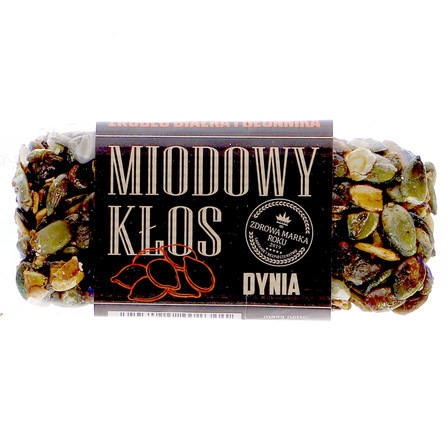 ŁYSOŃ baton  MIODOWY KŁOS Bez CUKRU DYNIA 45G (1)