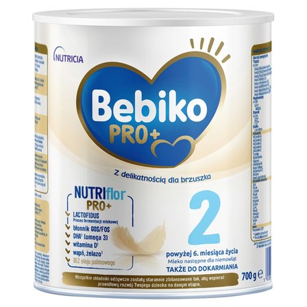 Bebiko Pro+ 2 Mleko następne dla niemowląt powyżej 6. miesiąca życia 700 g (1)
