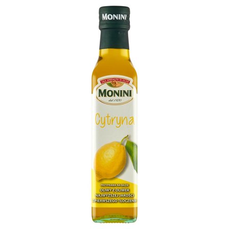 Monini Przyprawa na bazie oliwy z oliwek cytryna 250 ml (1)