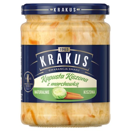 Krakus Kapusta kiszona z marchewką 500 g (1)