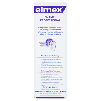 elmex Enamel Professional Płyn do płukania jamy ustnej 400 ml (1)