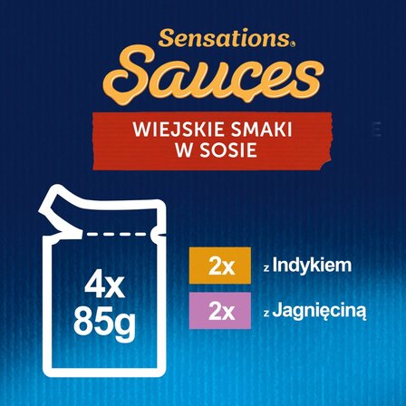 Felix Sensations Sauce Karma dla kotów wiejskie smaki w sosie 340 g (4 x 85 g) (5)