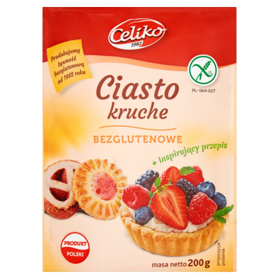 Celiko Ciasto kruche bezglutenowe 200 g (1)