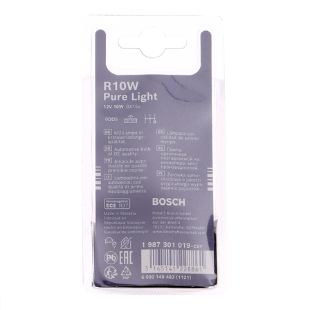BOSCH żarówka R10W Pure light (2)