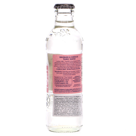 Franklin tonic  napój gazowany o smaku rabarbaru i hibiskusa 200ml (5)