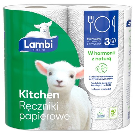 Lambi Kitchen Ręczniki papierowe 2 rolki (1)
