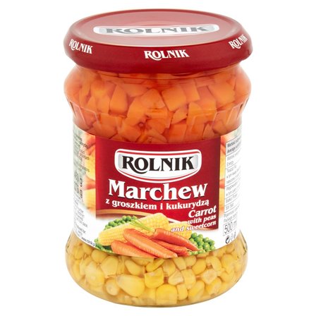 Rolnik Marchew z groszkiem i kukurydzą 460 g (2)