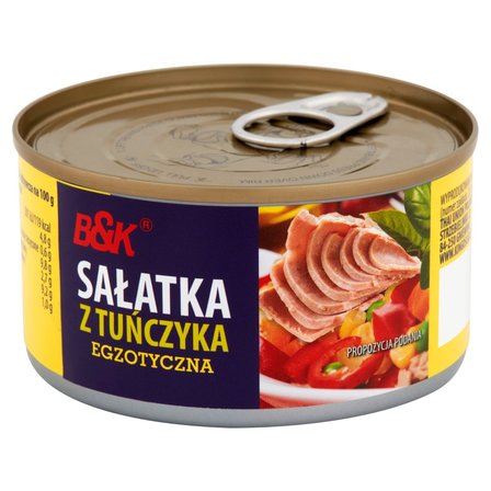 B&K Sałatka z tuńczyka egzotyczna 185 g (2)