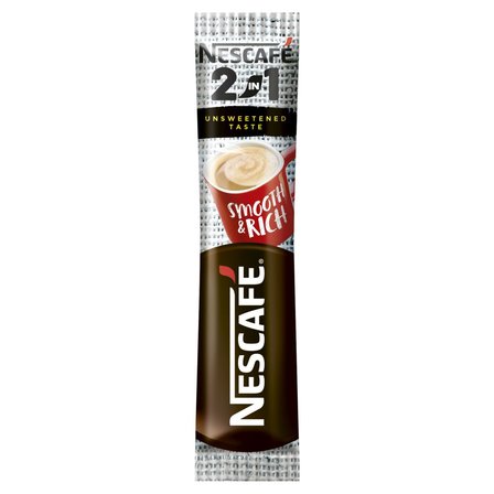 Nescafé 2in1 Unsweetened Taste Rozpuszczalny napój kawowy 8 g (1)