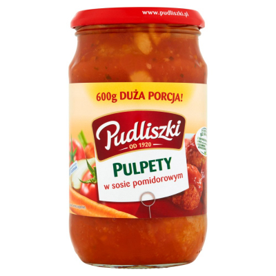 Pudliszki Pulpety w sosie pomidorowym 600 g (1)