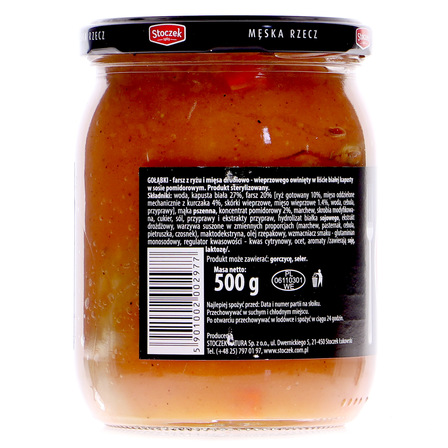 Stoczek Męska Rzecz Gołąbki w sosie pomidorowym 500 g (9)