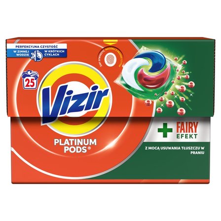 Vizir Platinum PODS  + Fairy Effect Kapsułki do prania, 25 prań[NT{envariant2}] 25 Washes (1)