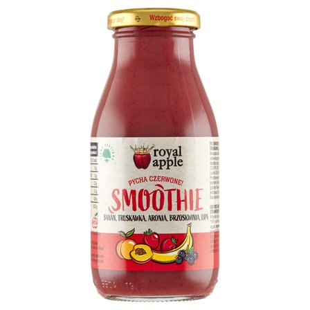 Royal apple Smoothie banan truskawka aronia brzoskwinia lipa 250 ml (1)