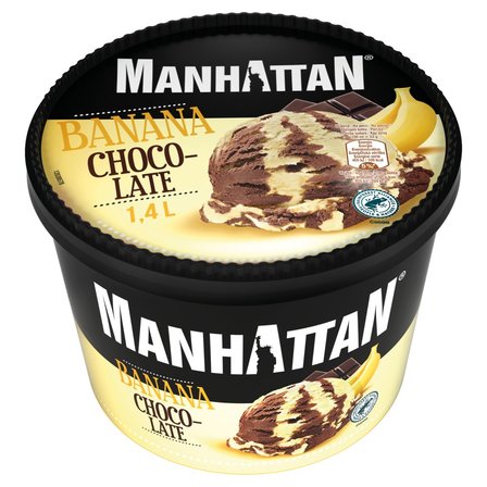 Manhattan Lody bananowe i czekoladowe 1400 ml (1)