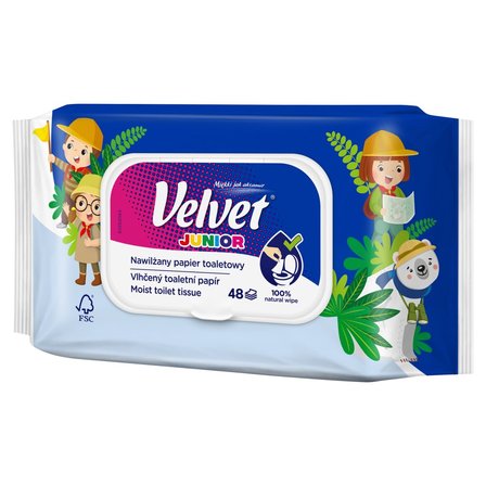 Velvet Junior Nawilżany papier toaletowy 48 sztuk (2)