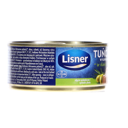 Lisner Tuńczyk w kawałkach w oliwie z oliwek 160 g (7)