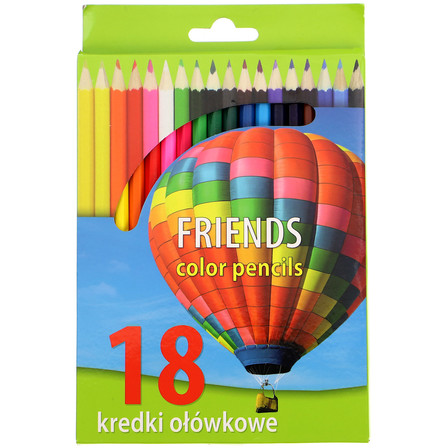 ARTSEZON KREDKI OŁÓWKOWE 18 KOLORÓW (1)